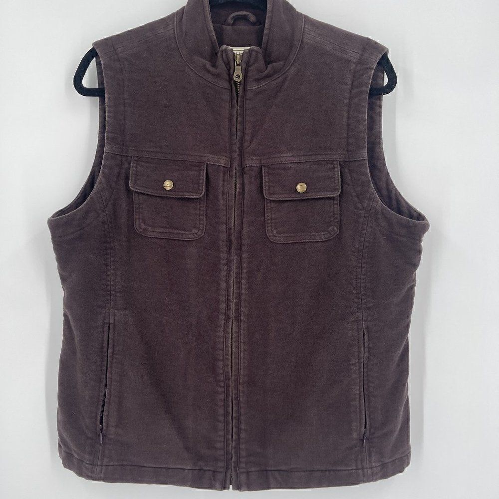 L.L.Bean Women’s Sleeveless Zipper Front Lined Vest